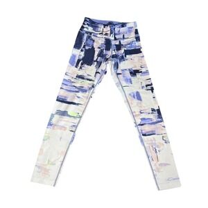 Calvin‎ Klein Collage Print High Waist Leggings XS Designer Activewear